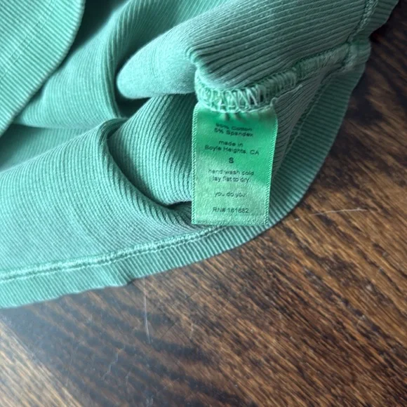 Perfect white T-shirt brand Mint Green Tank Top - Picture 4 of 4